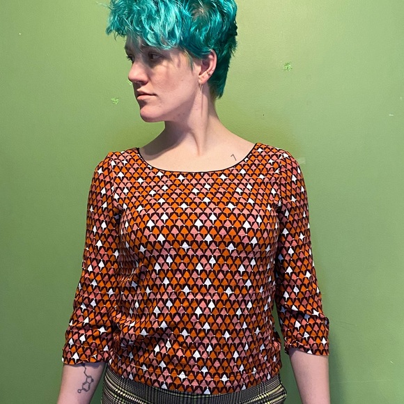 Nordic Patterned Blouse - Picture 3 of 4